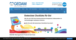 Desktop Screenshot of gedam.com